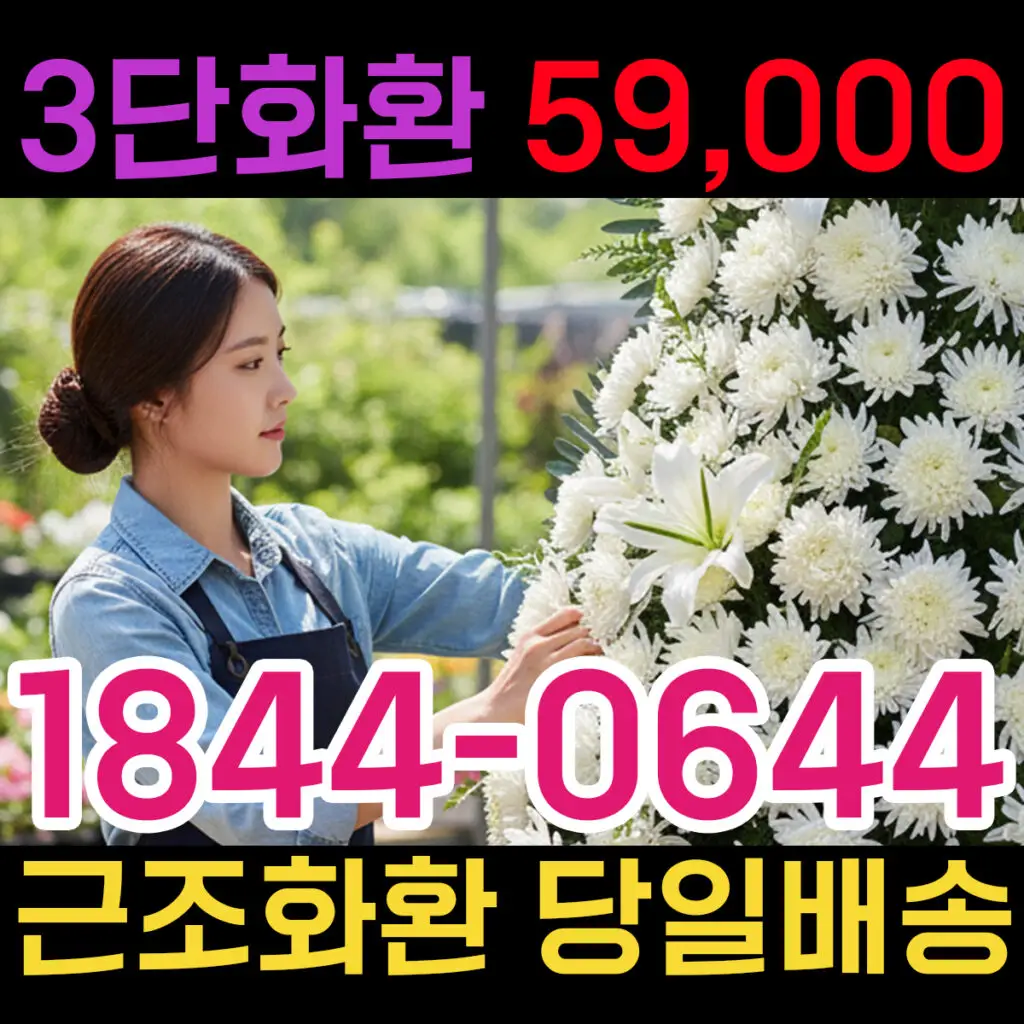 3단화환 59,000원, 1844-0644 전화주문